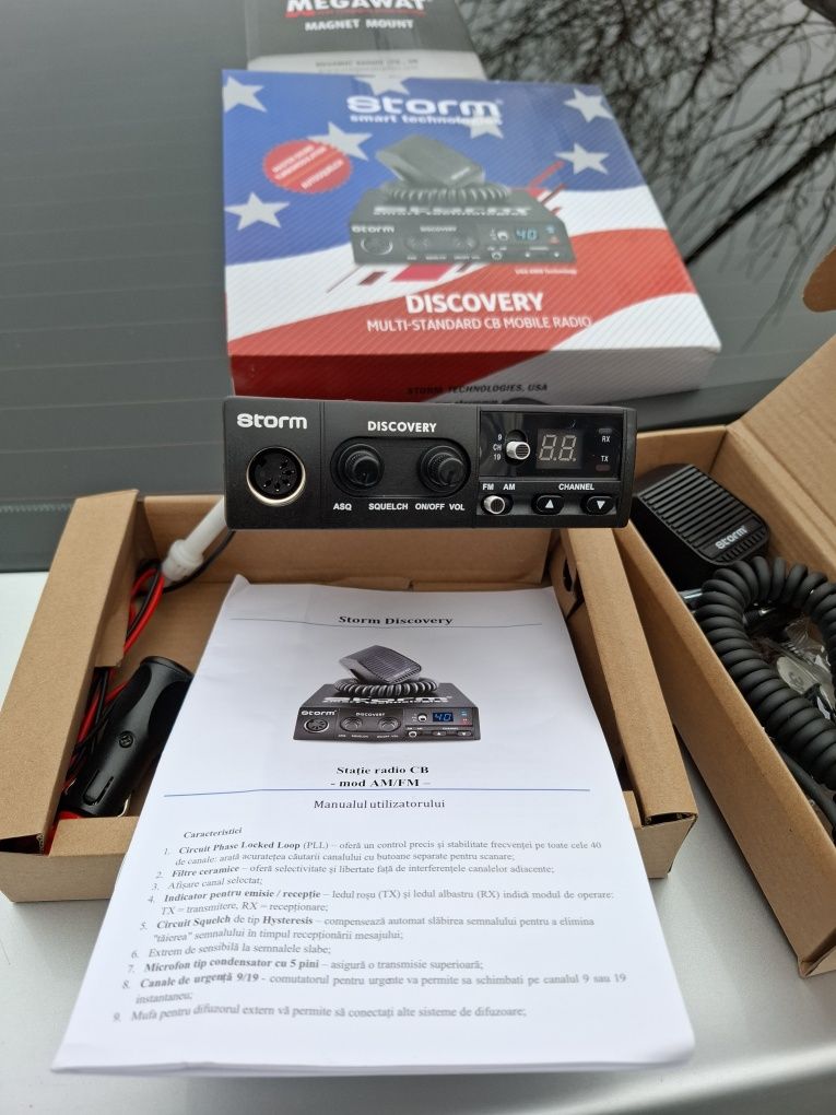 Stație Radio CB Storm discovery 4w-25w +Antena 

Stație Radio cb Storm