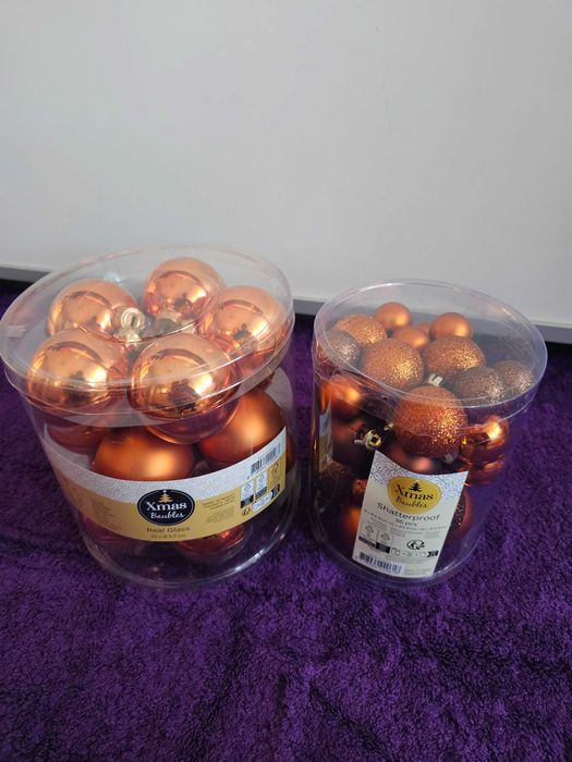 Globuri cărămizii  51 bucati sticla