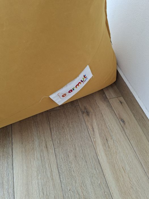 Vand puf terasa galben si gri