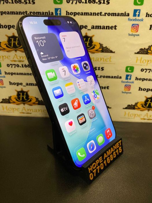 Hope Amanet P3 Iphone 16 Pro / 128 gb / 92% baterie