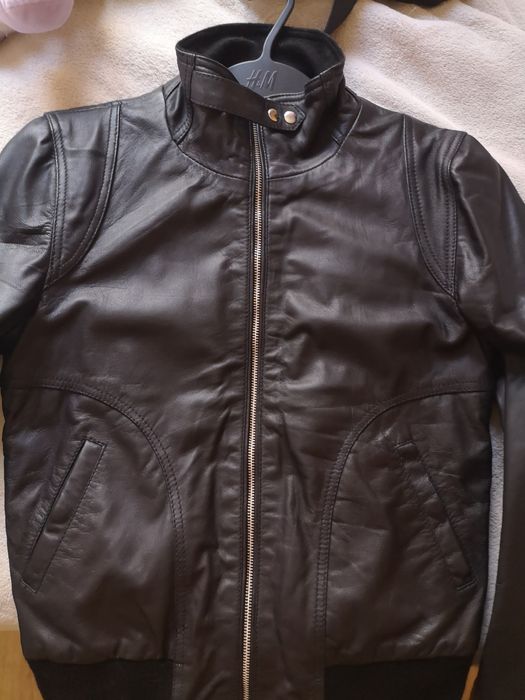 Спортно яке естествена кожа