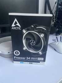 Cooler CPU ARCTIC AC Freezer 34 eSports DUO White