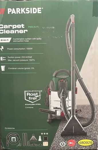 Vand aspirator injectie-extractie Parkside nou, sigilat garantie 3 ani