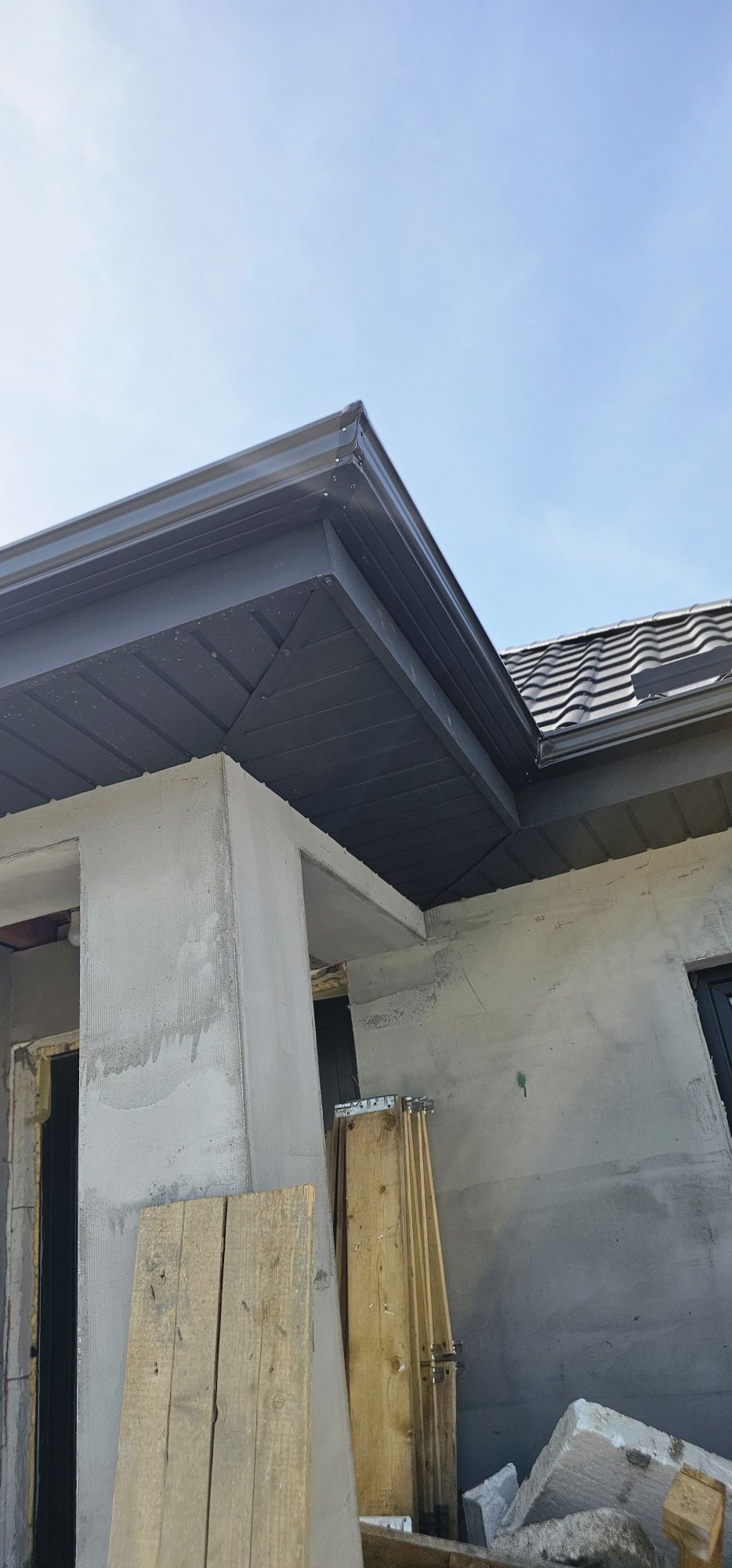 Jgheaburi fara inbinari din aluminiu montaj profesional