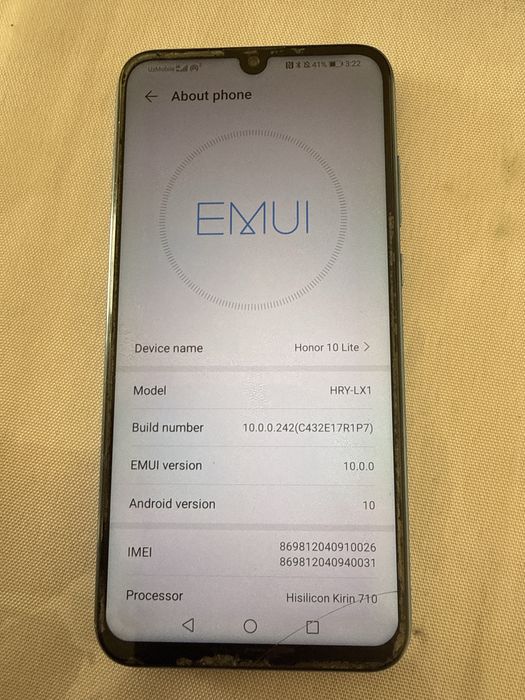 Honor 10 Lite sotiladi garantiya bilan