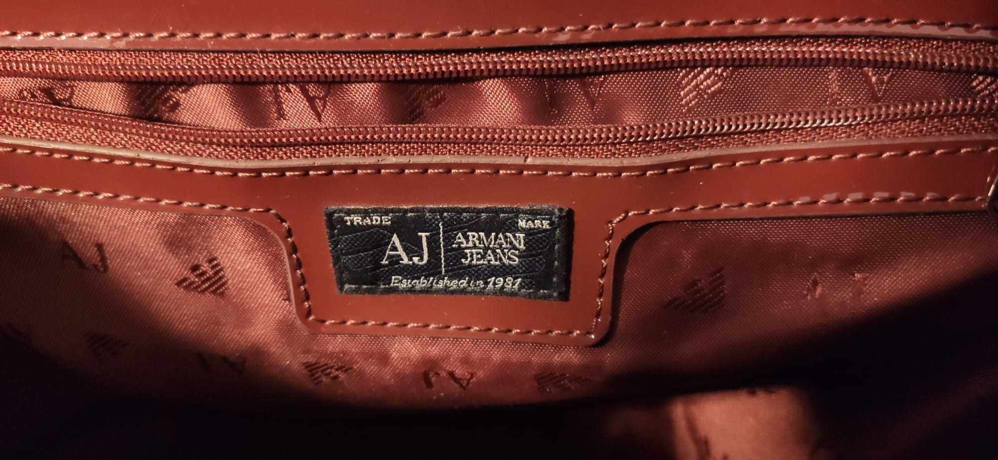 geanta Armani Jeans din piele sintetica