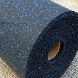 Настилка за Фитнес + 20% EPDM Дебелина 8 мм | Ролка - 12 кв.м - Синьо