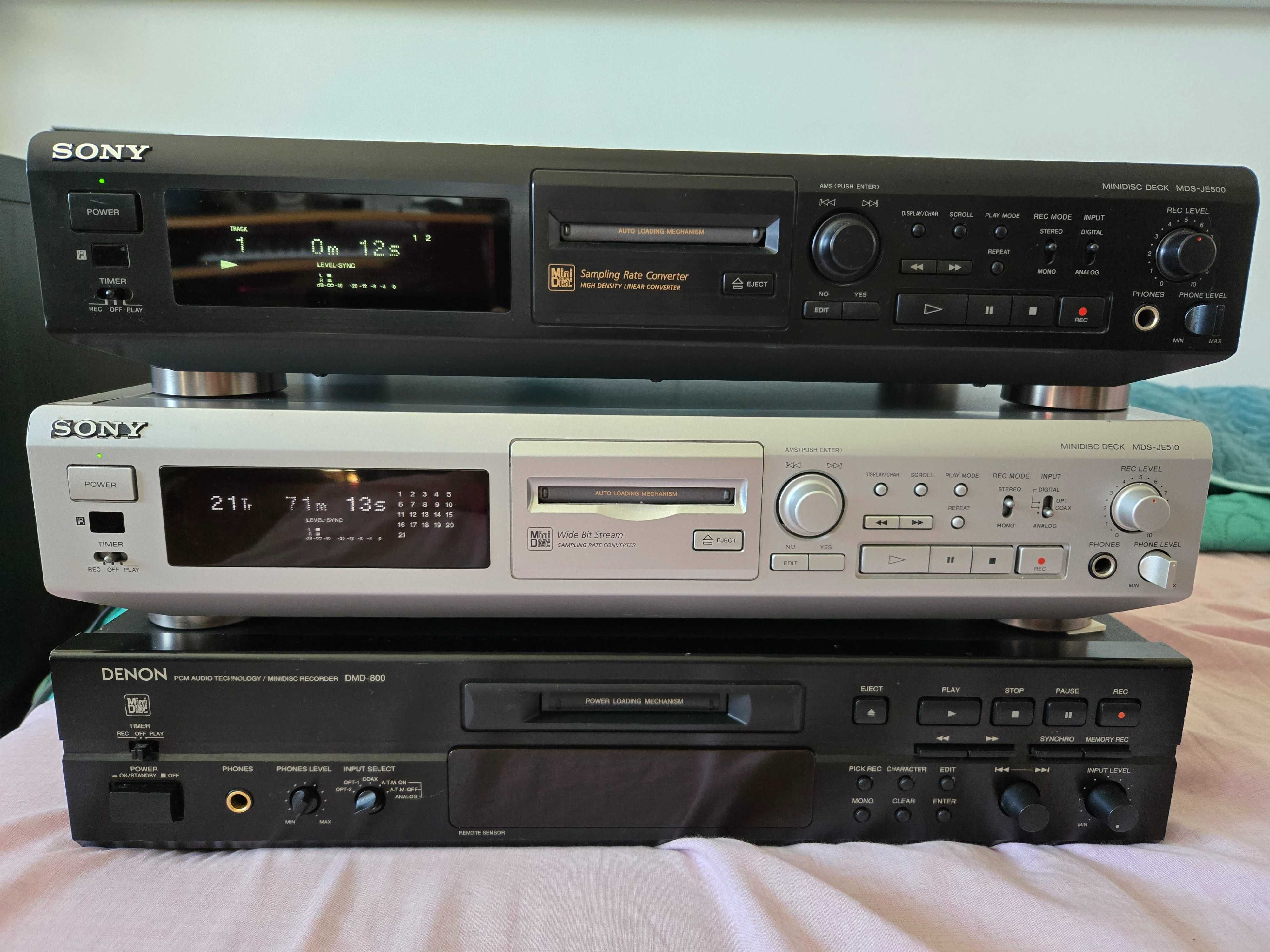 Deck Minidisc SONY 500 si 510