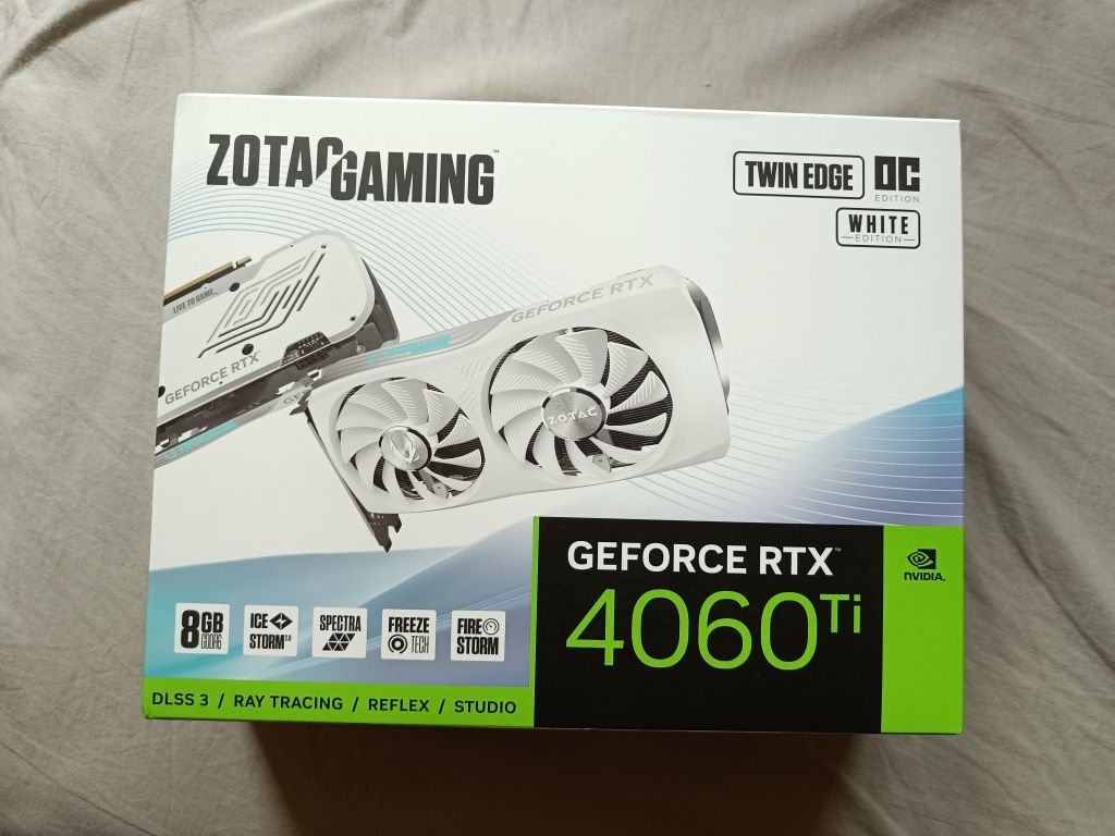 Гаранция!(Нова запечатана) RTX 4060 Ti 8GB OC ZOTAC GAMING Twin