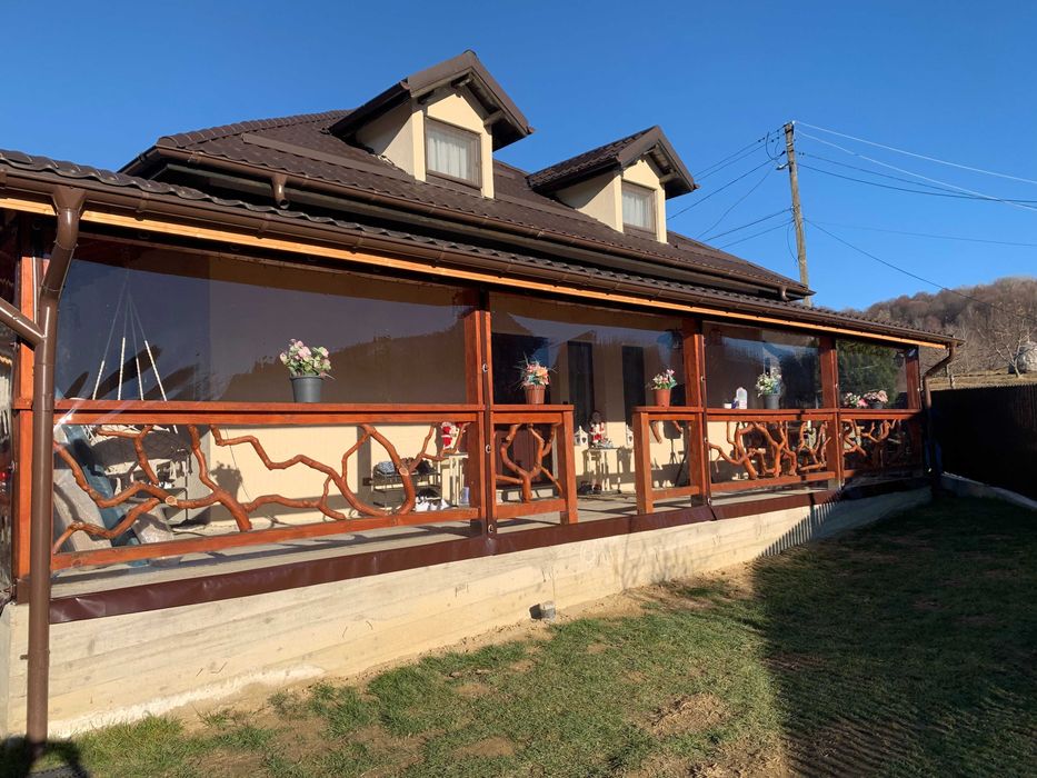 Inchidere terase , foisoare si balcoane cu folie transparenta Cristal