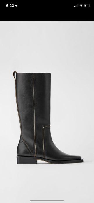 Cizme piele Zara