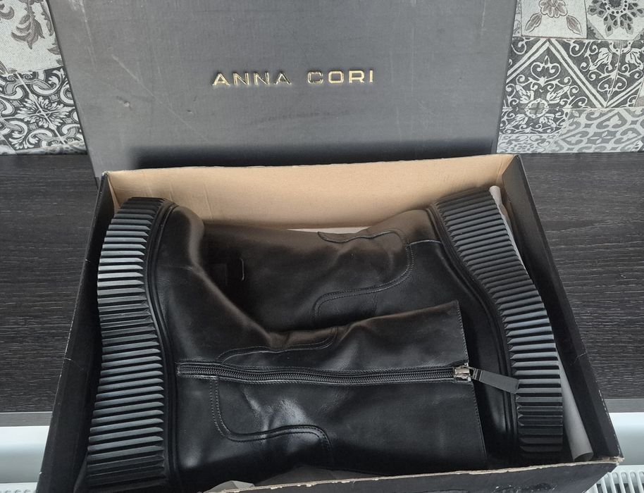 Cizme Anna Cori  din piele