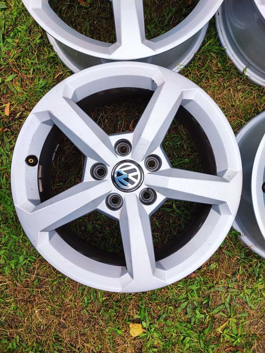 Audi/Ауди; Фолксваген/VW - 16 цола 5x112; 4 бр. оригинални лети джанти