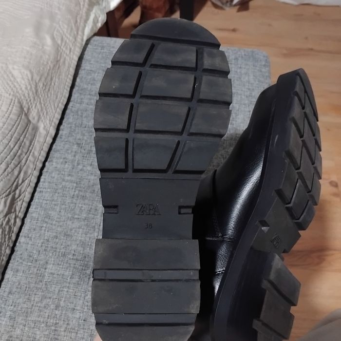 Дамски Черни боти  Zara 38