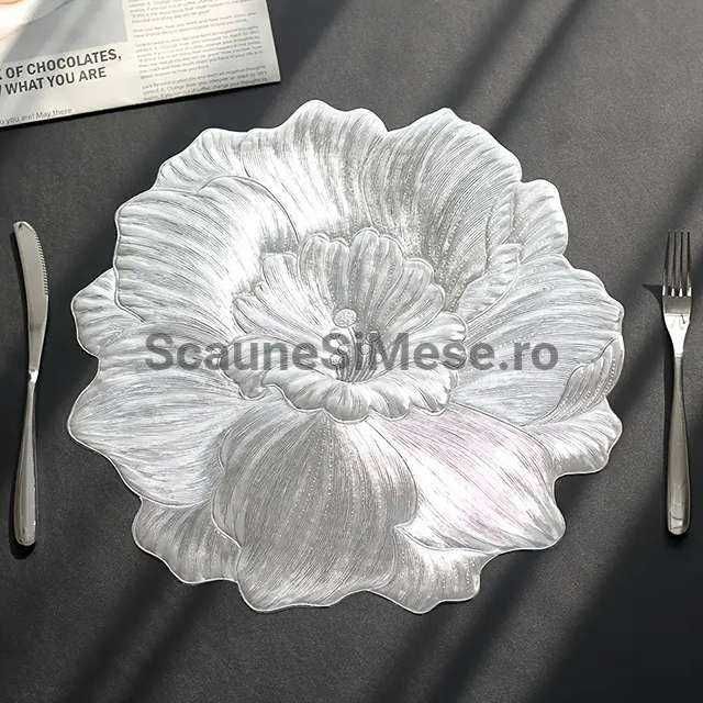 Suport Farfurie, Protectie Masa, Decor Masa, Set 6 Buc, PVC, 38cm