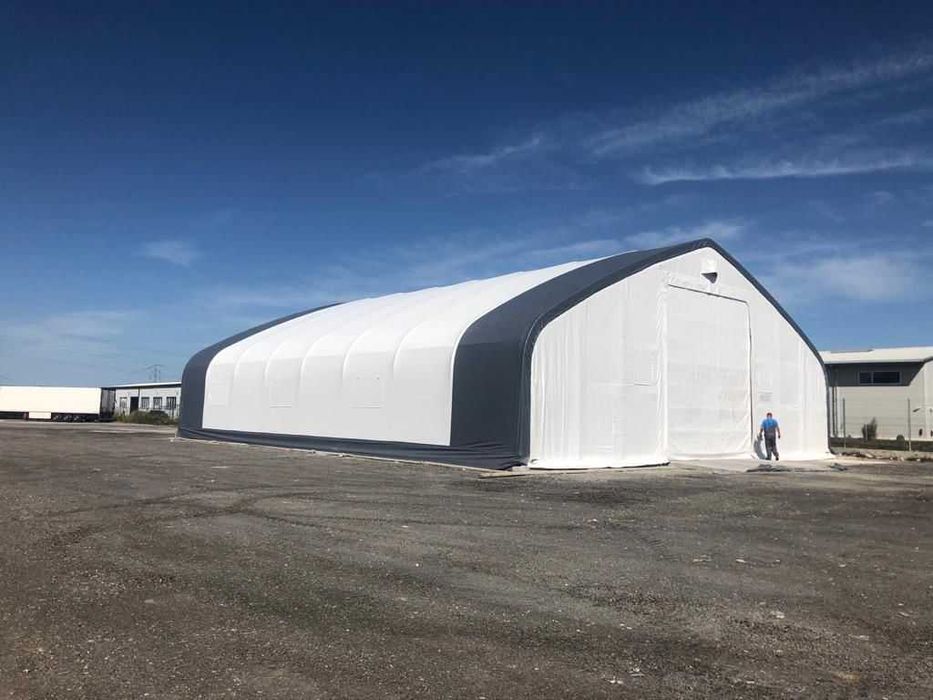 Cort industrial tip casa 15,25 x 30,5 x 7 metri pentru depozitare,stoc