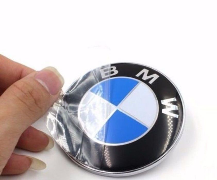 Emblema sigla BMW fata-spate 74mm 2 pini