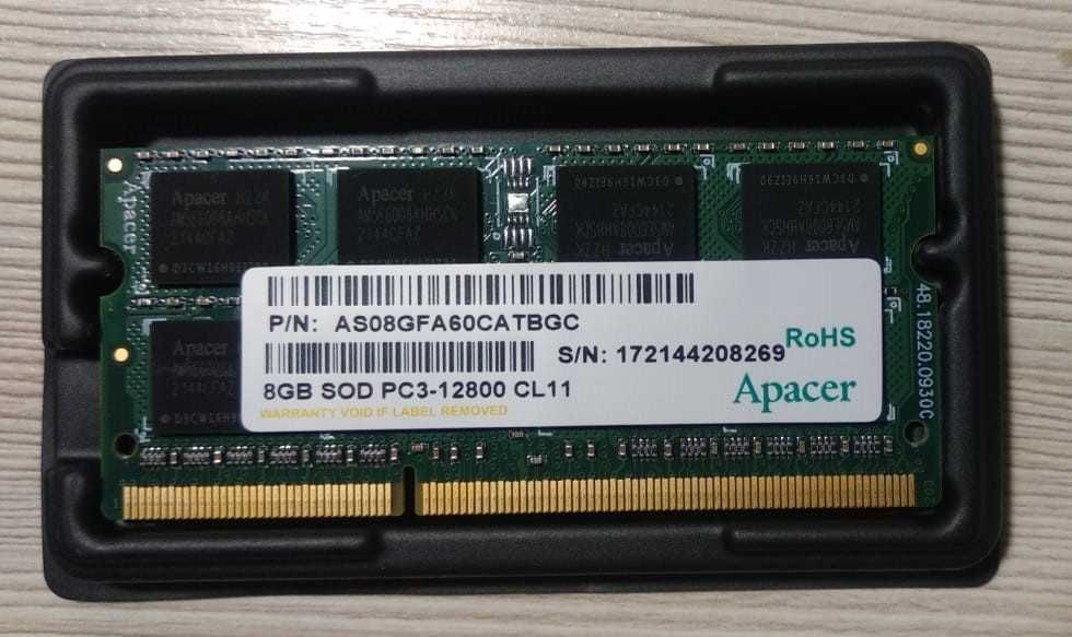 Оперативная память Apacer SODIMM DDR3 8гб