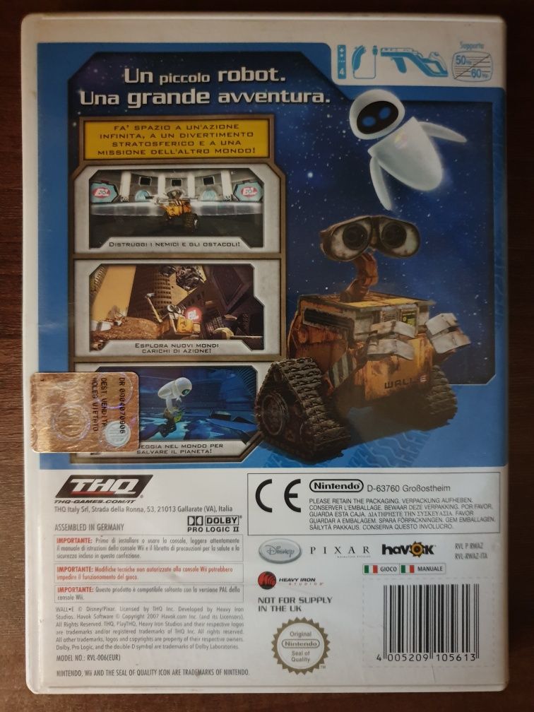 Disney Pixar WALL-E Nintendo Wii