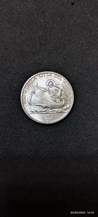 Moneda argint 5 Lire, VATICAN, 1940