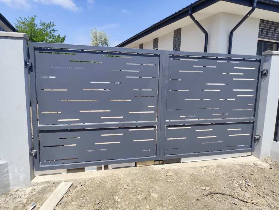 Porți din tablă decupată laser – 3 mm – Livrare în toată România