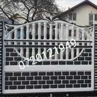 Gard din panouri / placi beton armat.Brasov,Covasna,Harghita