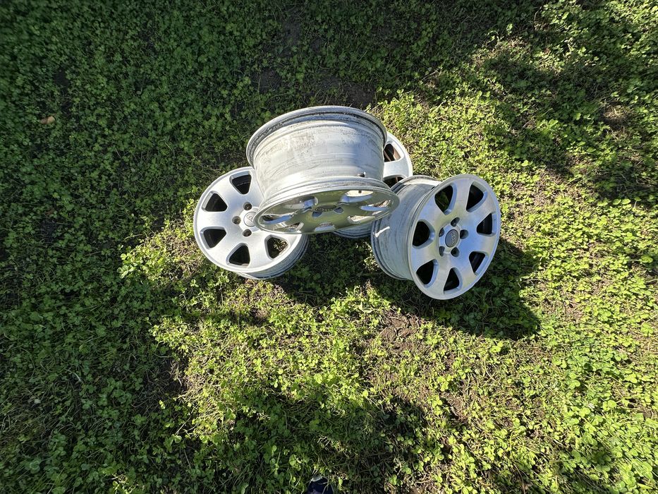 Jante originale Audi 16” – 5x112, aluminiu, set 4 bucăți