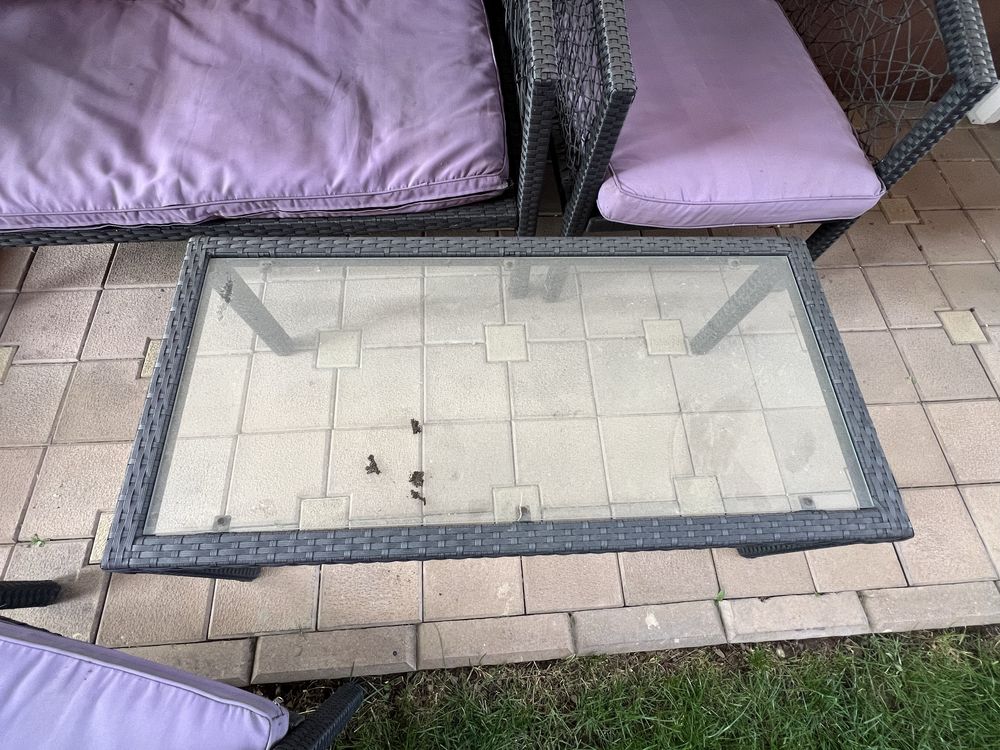 Mobilier terasa imitatie ratan
