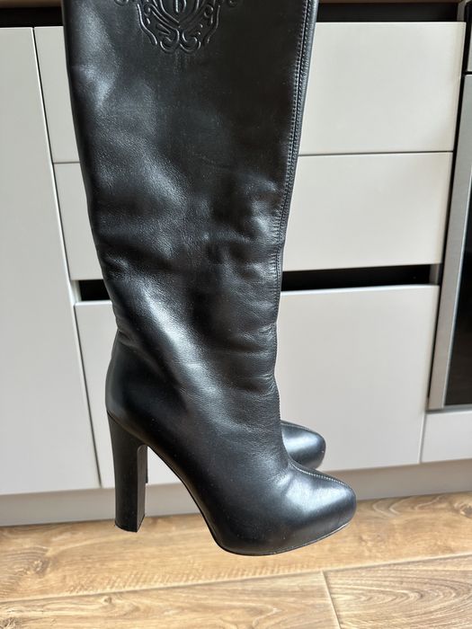 Сапоги из натуральной кожи