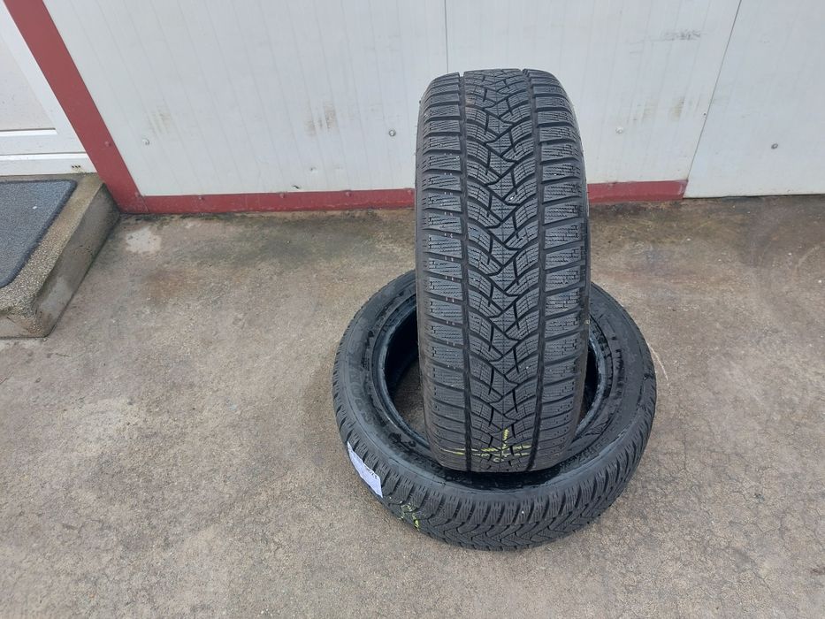 150 lei bucata!Doua anvelope M+S/IARNA 215 55 17 Dunlop dot 2021! 8 mm