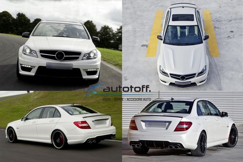 Pachet exterior Mercedes C-Class W204 Facelift (11-14) C63 Design