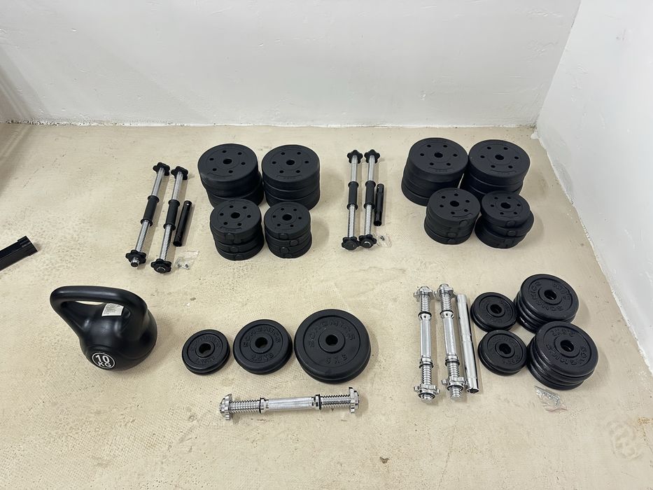 Дъмбели, дъмбели с приставки за лост, пудовка