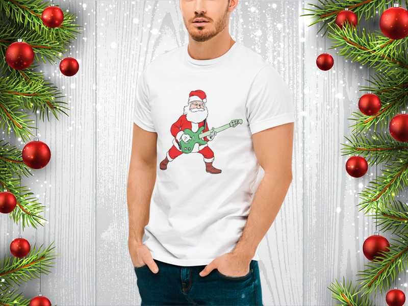 Забавни коледни новогодишни Рок тениски 4 модела