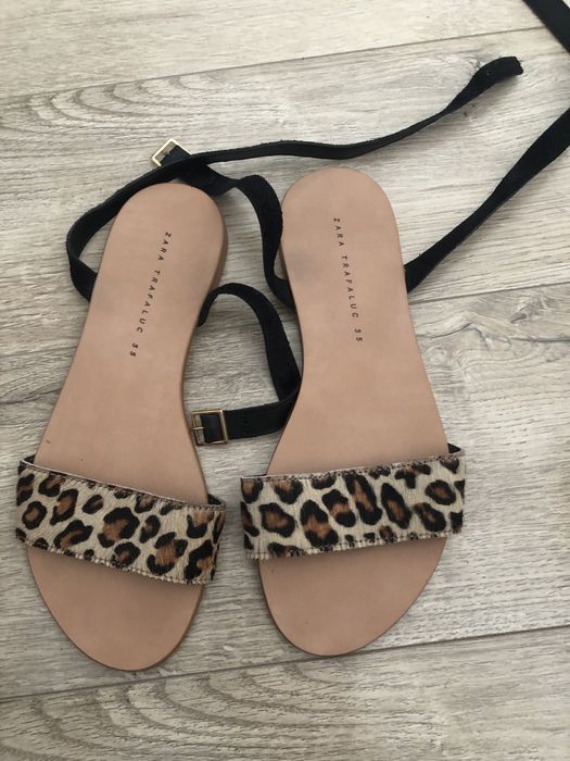 Sandale Zara leopard, marimea 35