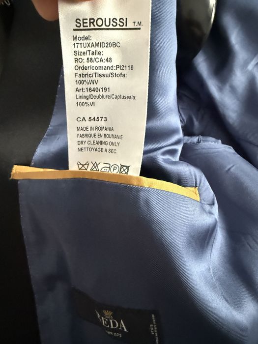 Sacou elegant Seroussi – Lână 100%, Made in Romania – Mărime 48
