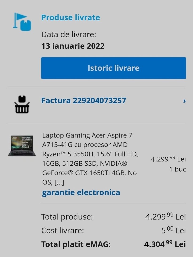 Laptop Gaming Acer Aspire 7 AMD