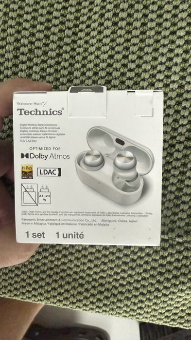 Casti In-Ear Technics EAH-AZ100E-K, True Wireless, Bluetooth
