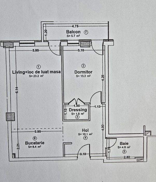 Proprietar vand Apartament 62 mp cu parcare subterana