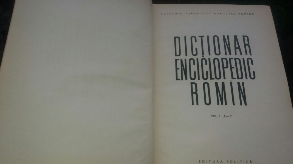 Dictionar Enciclopedic A-C