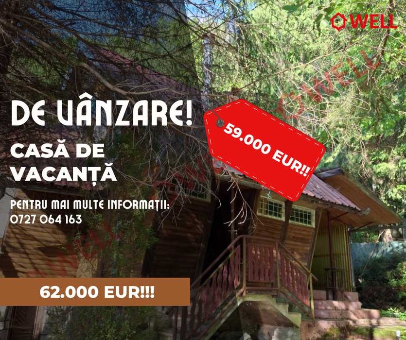 De vânzare casă de vacanță situată în Sovata!