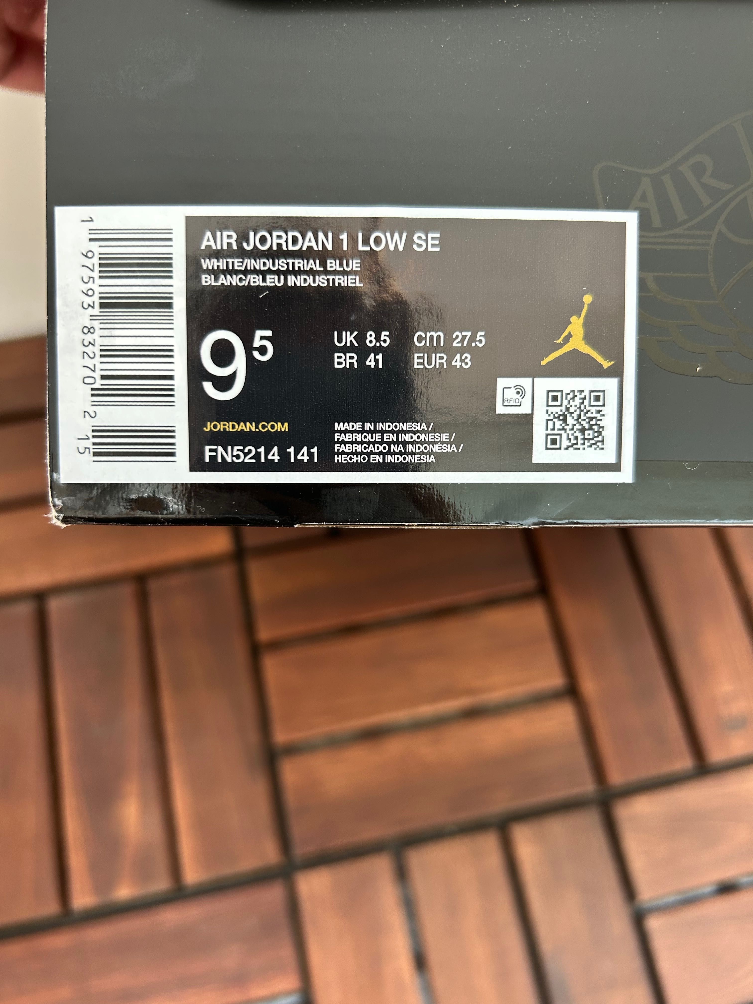 Nike Air Jordan 1 Low Industrial Blue