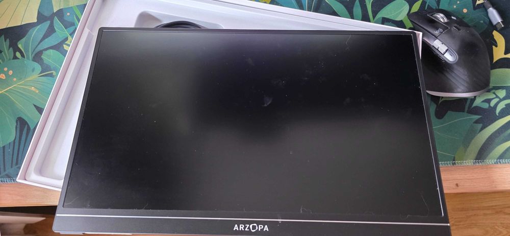 Monitor portabil LED IPS Arzopa A1 Travel 15.6'", Full HD, 60Hz, HDR