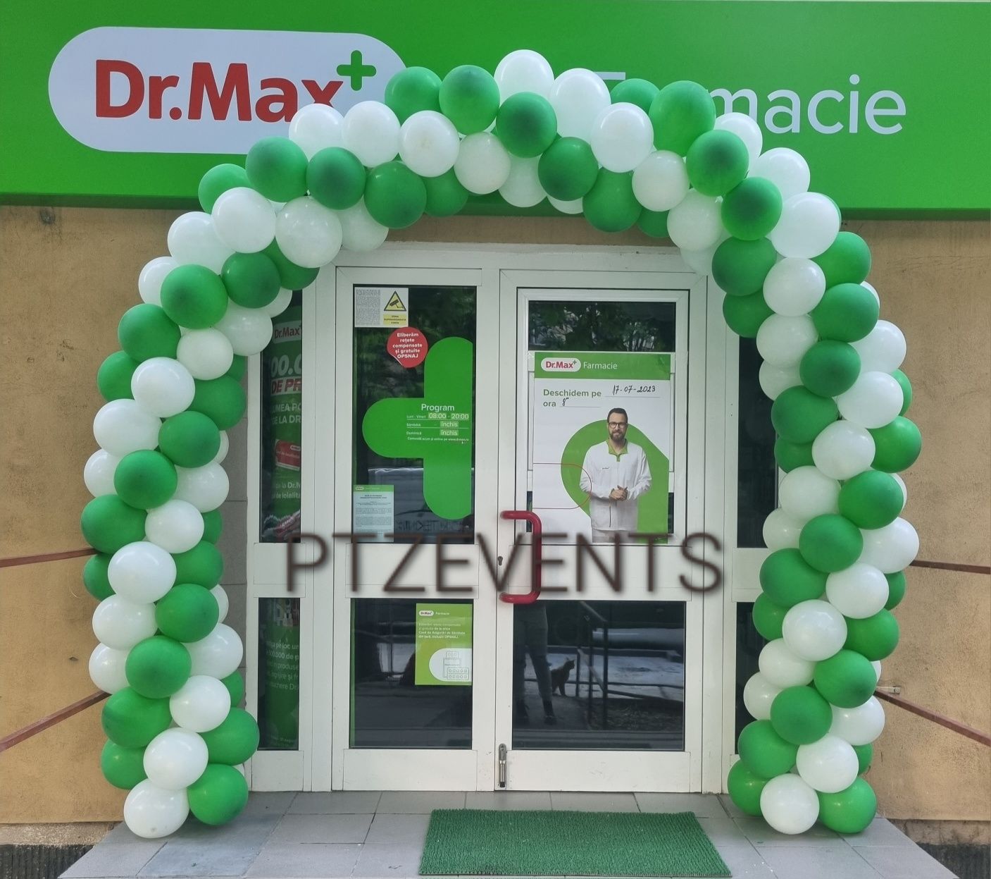 Aranjamente din baloane decor la nunta botez aniversare majorat