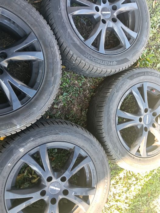 Jante 5x114.3 cu anvelope iarna duster