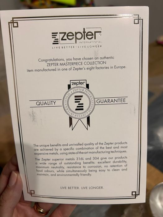 Set 6 pahare cu farfurii Zepter