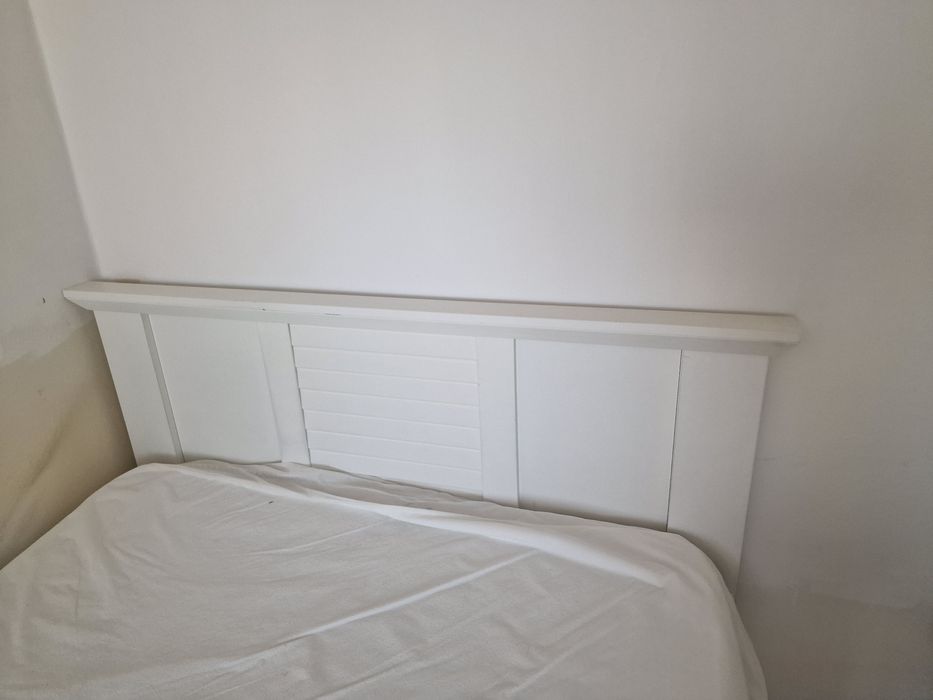 Pat mobexpert 120 cm cu saltea si husa impermeabila