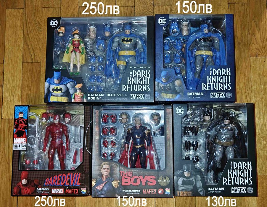 MAFEX Колекция: Batman, Daredevil, Homelander, Nightwing