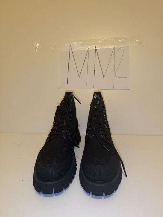 Bocanci/Ghete Gucci GG boots full black, 40-45