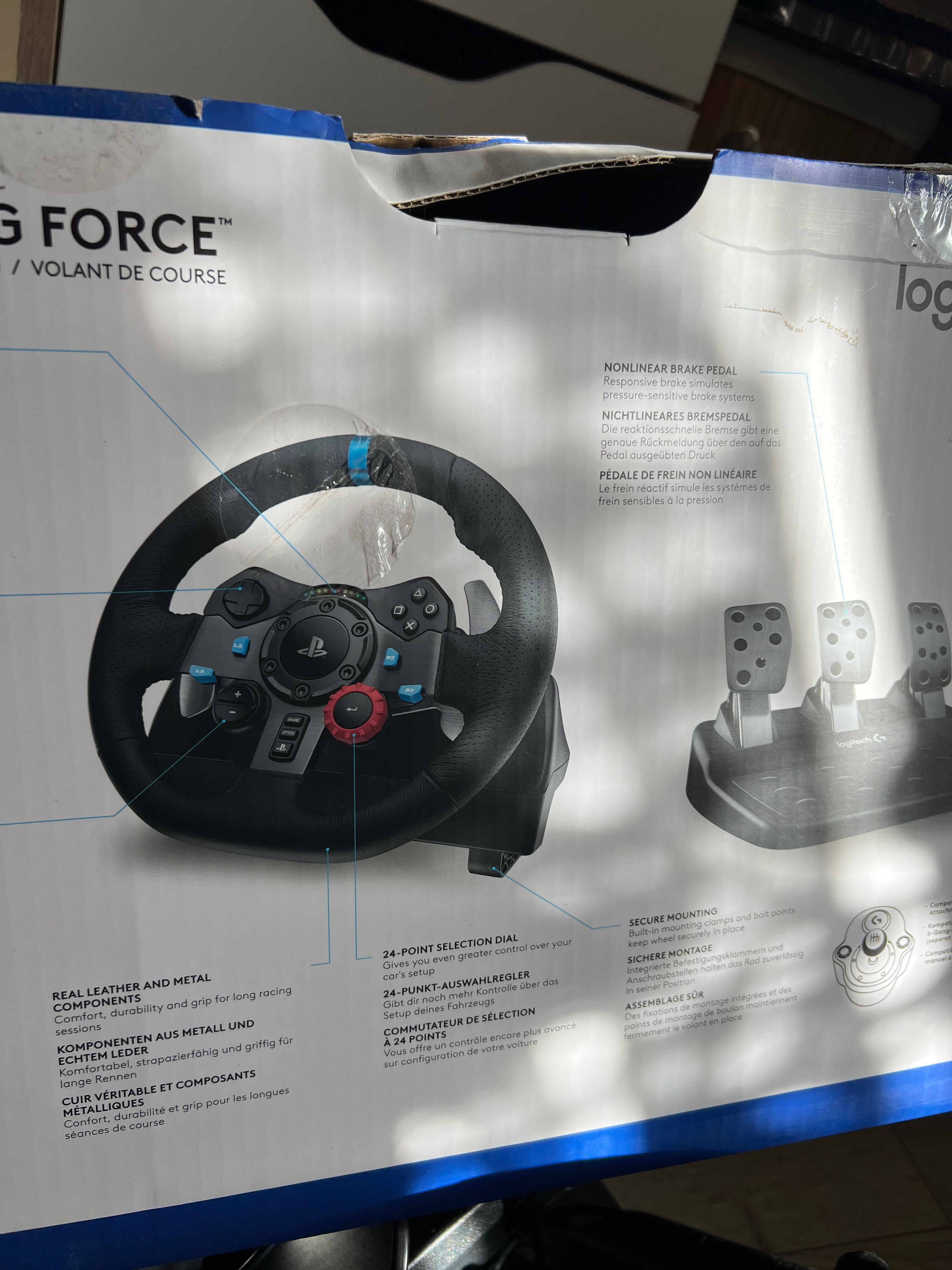 Волан и педали logitech g29
