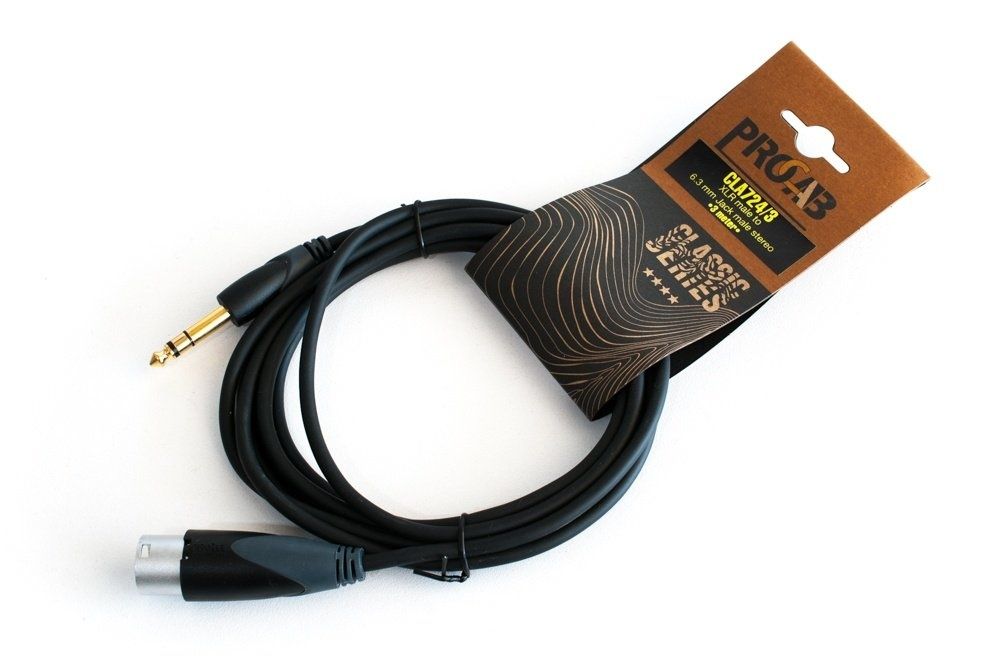 Професионален аудио кабел Procab Белгия - RCA/XLR/6.3мм/3.5мм/USB